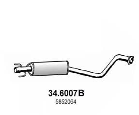Глушитель средняя часть