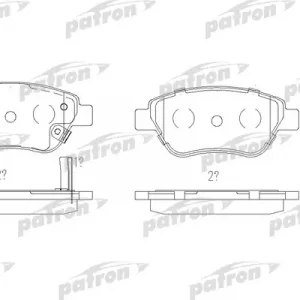 Колодки тормозные передние к-кт