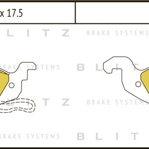 Колодки тормозные передние к-кт