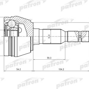 ШРУС наружный передний