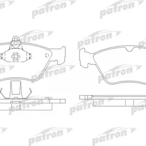 Колодки тормозные передние к-кт