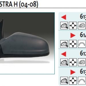 Зеркало правое электрическое
