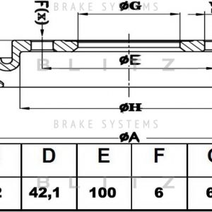 Диск тормозной передний вентилируемый