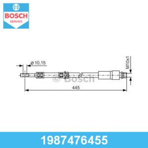 Шланг тормозной передний