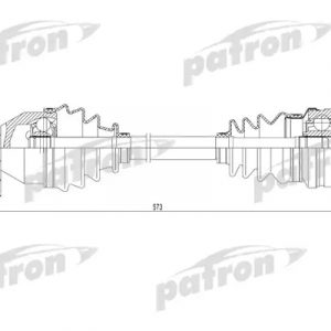 Полуось передняя правая