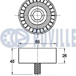 Ролик дополнительный руч. ремня