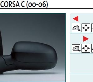 Зеркало правое электрическое