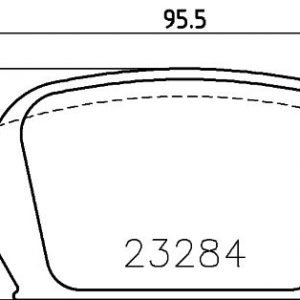 Колодки тормозные задние дисковые к-кт