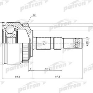 ШРУС наружный передний