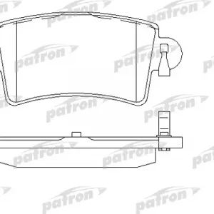 Колодки тормозные задние дисковые к-кт