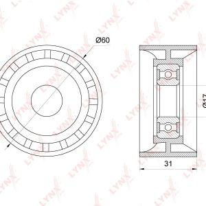 Ролик дополнительный руч. ремня