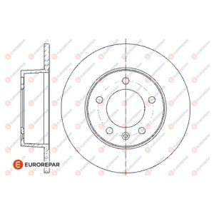 Диск тормозной задний к-кт