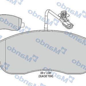 Колодки тормозные передние к-кт
