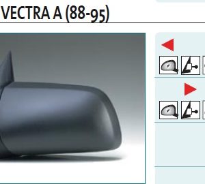 Зеркало правое механическое