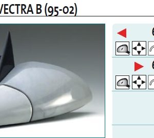 Корпус зеркала левого
