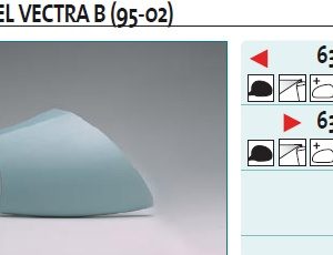 Крышка корпуса зеркала правого