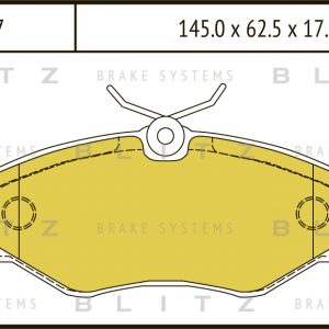 Колодки тормозные передние к-кт