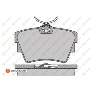 Колодки тормозные задние дисковые к-кт