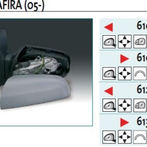 Зеркало правое электрическое