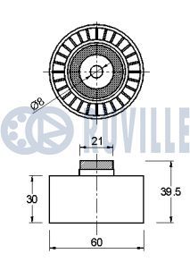 Ролик дополнительный ремня ГРМ