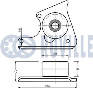 Ролик дополнительный ремня ГРМ