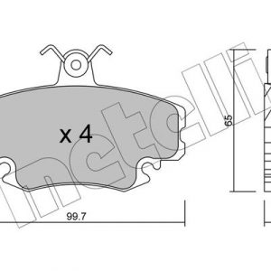 Колодки тормозные передние к-кт