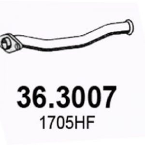 Приемная труба глушителя