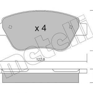 Колодки тормозные передние к-кт