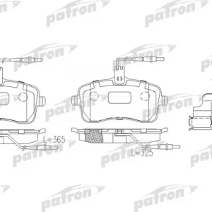 Колодки тормозные передние к-кт