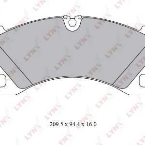 Колодки тормозные передние к-кт