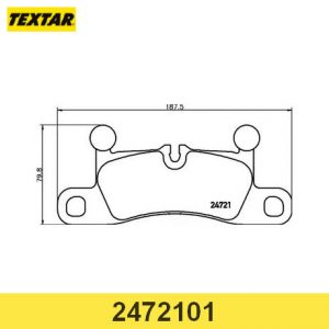 Колодки тормозные задние дисковые к-кт