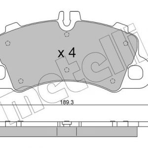 Колодки тормозные передние к-кт