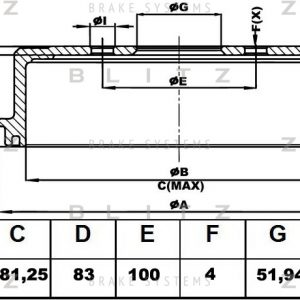 Барабан тормозной