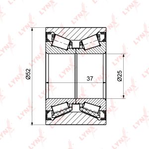 Подшипник ступицы (к-кт)