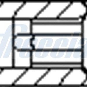 Кольца поршневые к-кт на 1 цилиндр