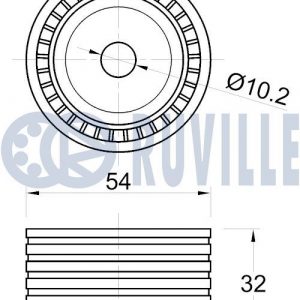 Ролик дополнительный ремня ГРМ