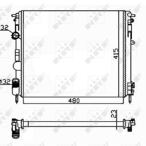 Радиатор основной