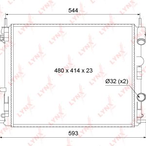 Радиатор основной
