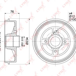 Барабан тормозной