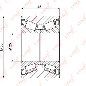 Подшипник ступицы (к-кт)
