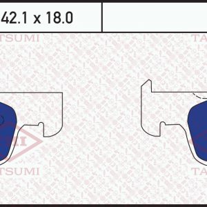 Колодки тормозные передние к-кт