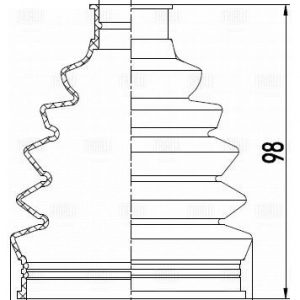 Пыльник ШРУСа наружн/пер.