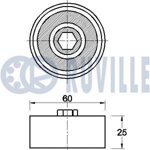 Ролик дополнительный руч. ремня