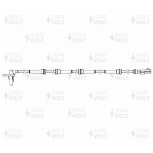 Датчик ABS задний