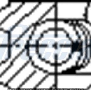 Кольца поршневые к-кт на 1 цилиндр
