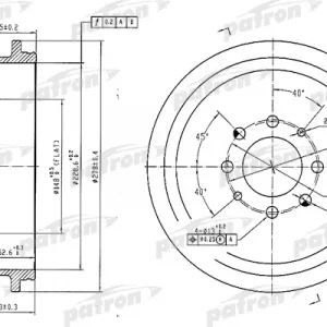 Барабан тормозной