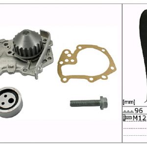 Насос водяной (помпа) + к-кт ремня ГРМ