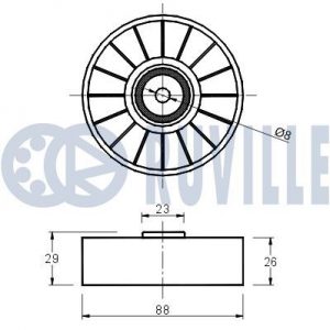 Ролик дополнительный руч. ремня
