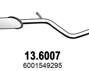 Глушитель средняя часть