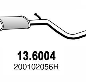 Глушитель средняя часть